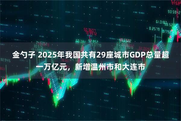 金勺子 2025年我国共有29座城市GDP总量超一万亿元，新增温州市和大连市