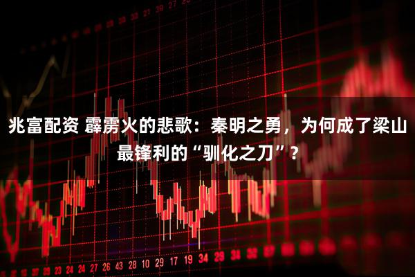 兆富配资 霹雳火的悲歌：秦明之勇，为何成了梁山最锋利的“驯化之刀”？