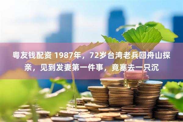 粤友钱配资 1987年，72岁台湾老兵回舟山探亲，见到发妻第一件事，竟塞去一只沉